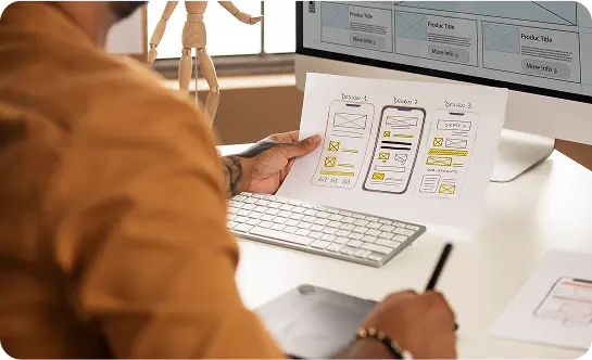 UI/UX Wireframing