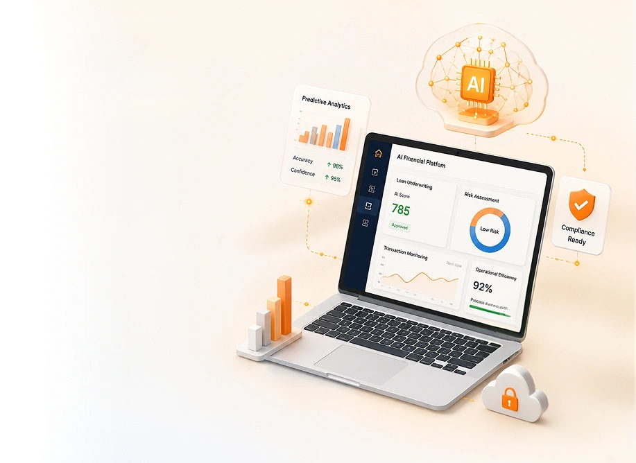 Hire AI powered financial software development services
