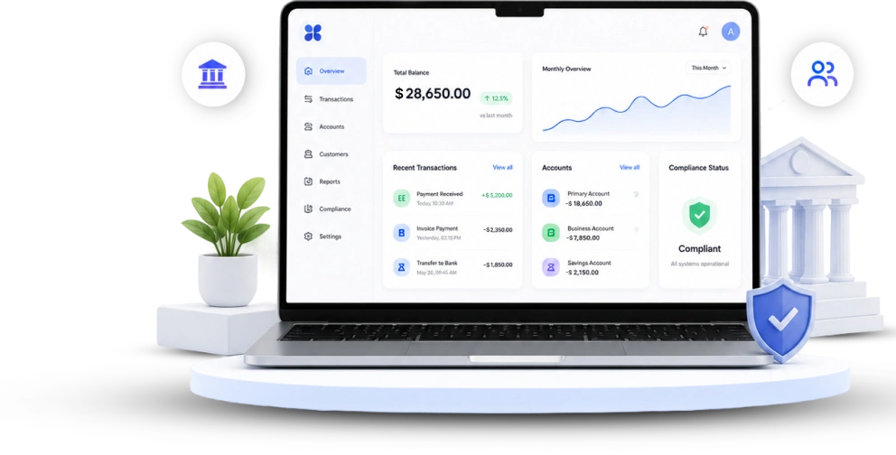 Hire a fintech software development partner for your startups, NBFCs, and banks