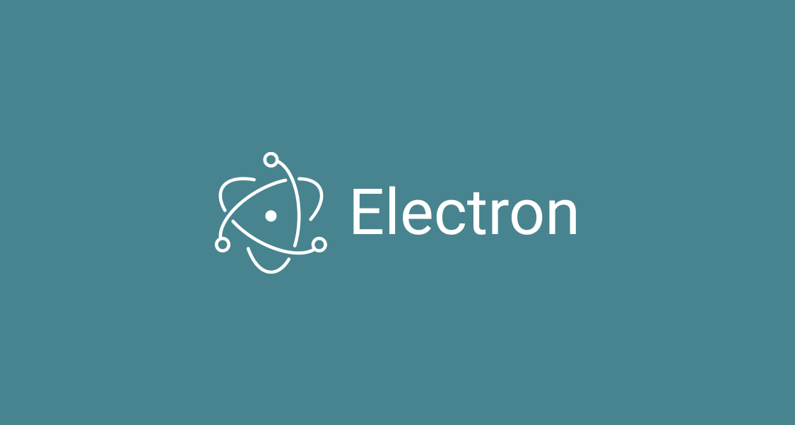 Electron: front-end technology for desktop app development