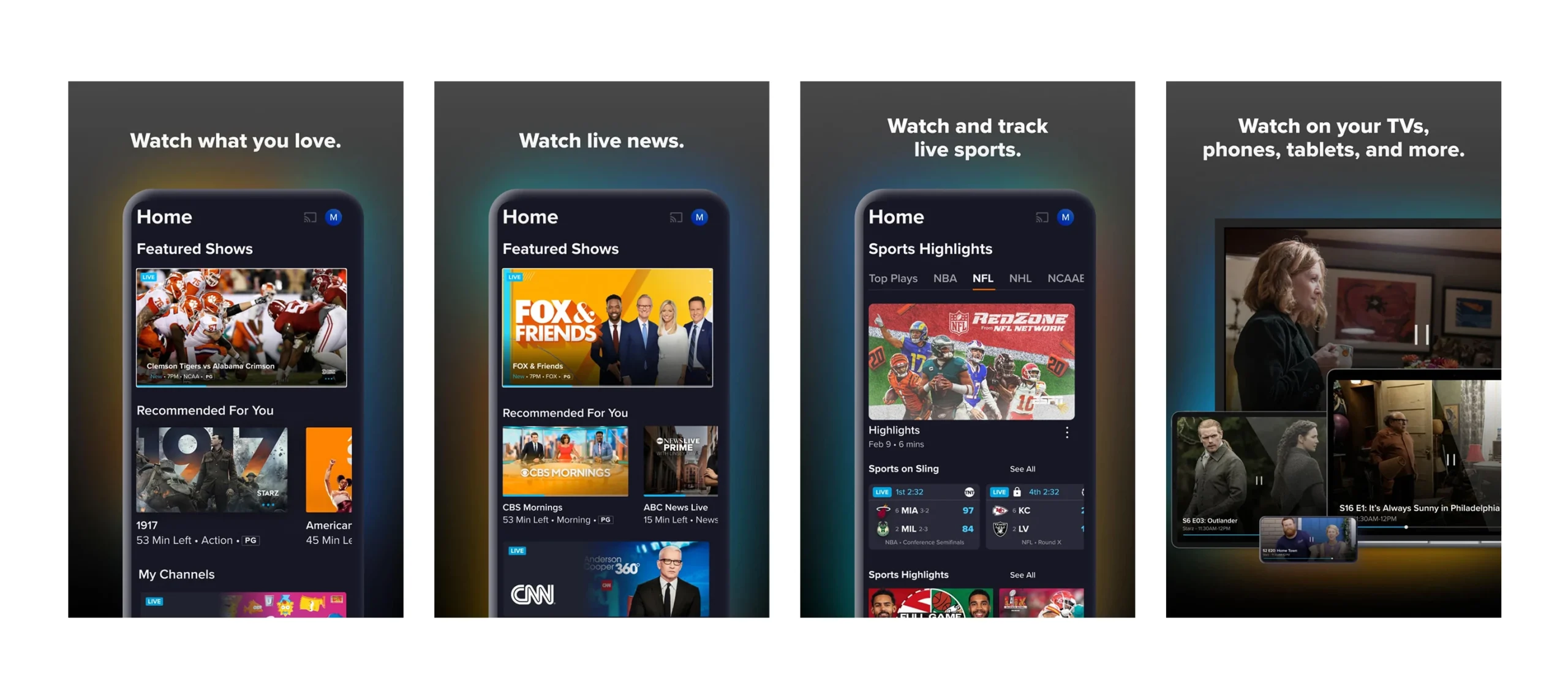Sling TV one of the Best Others Sites Like StreamEast