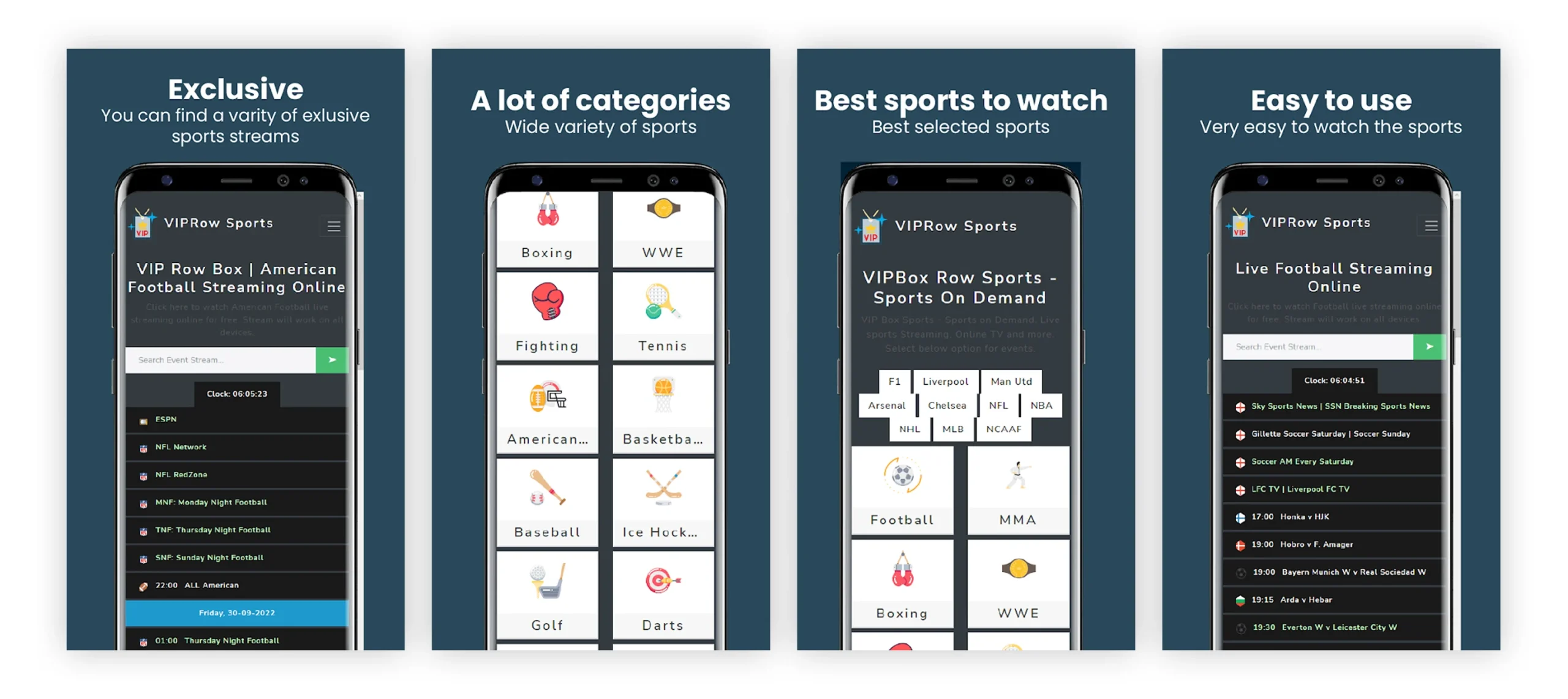 VIPRow Sports One of the Top StreamEast Alternatives in USA
