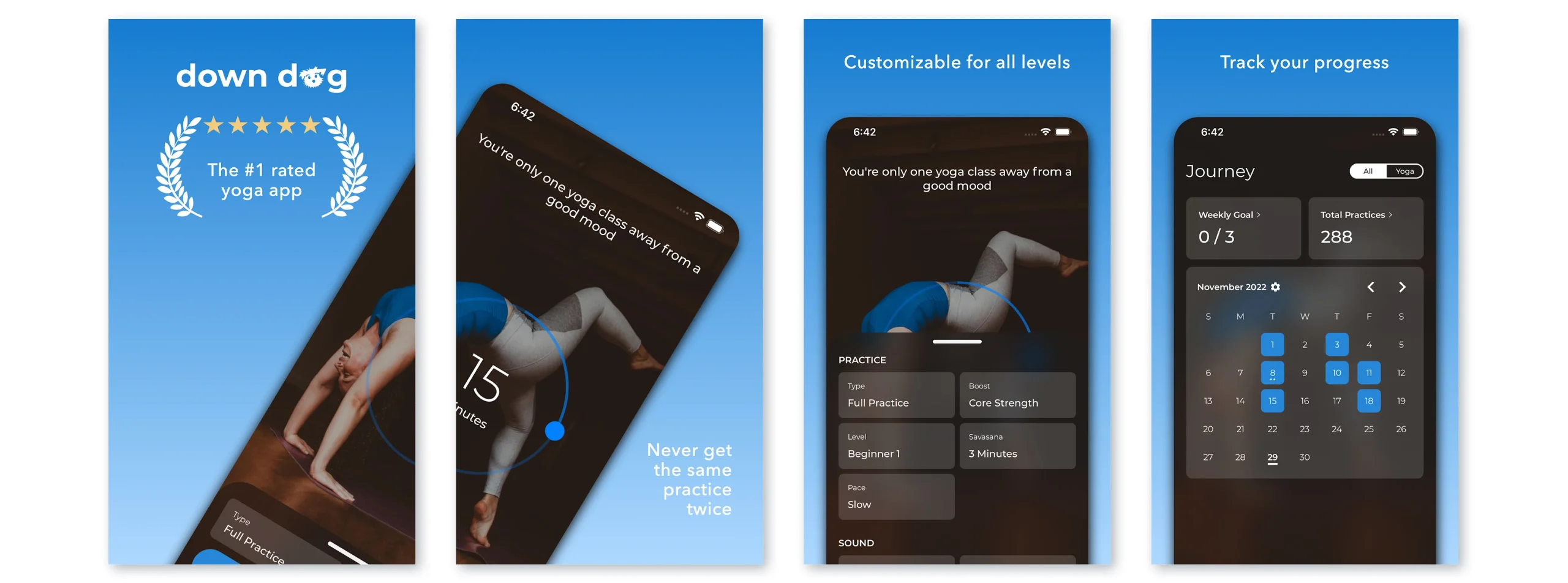 Down Dog - Best Fitness App for Women