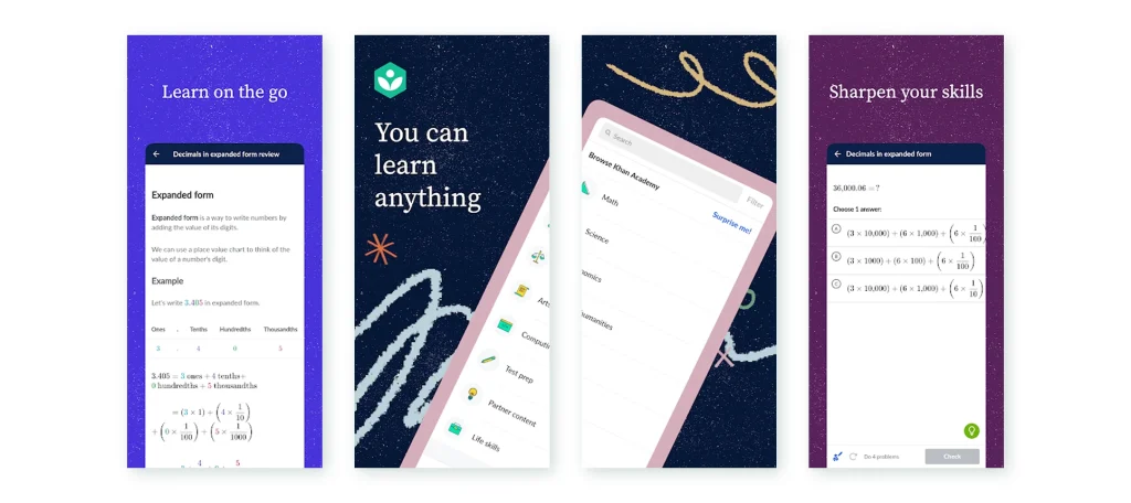 Khan Academy – Best Study App for Students in USA