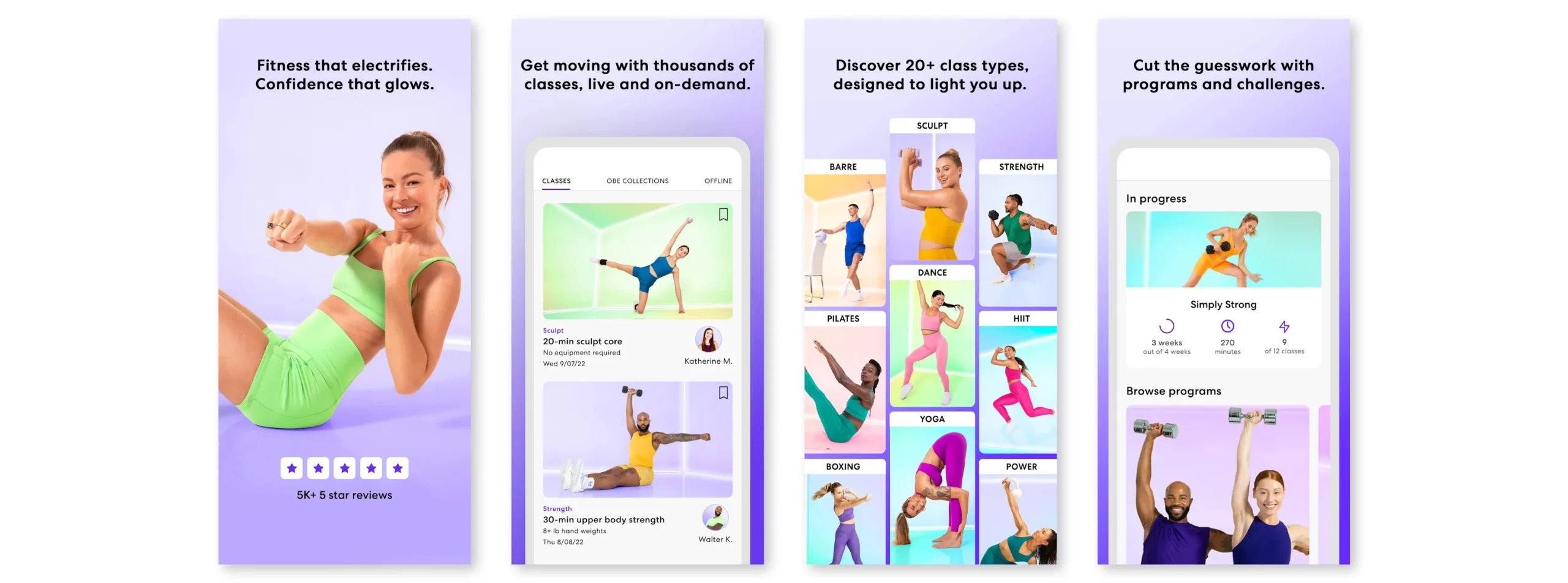Obé - Best Female Fitness App