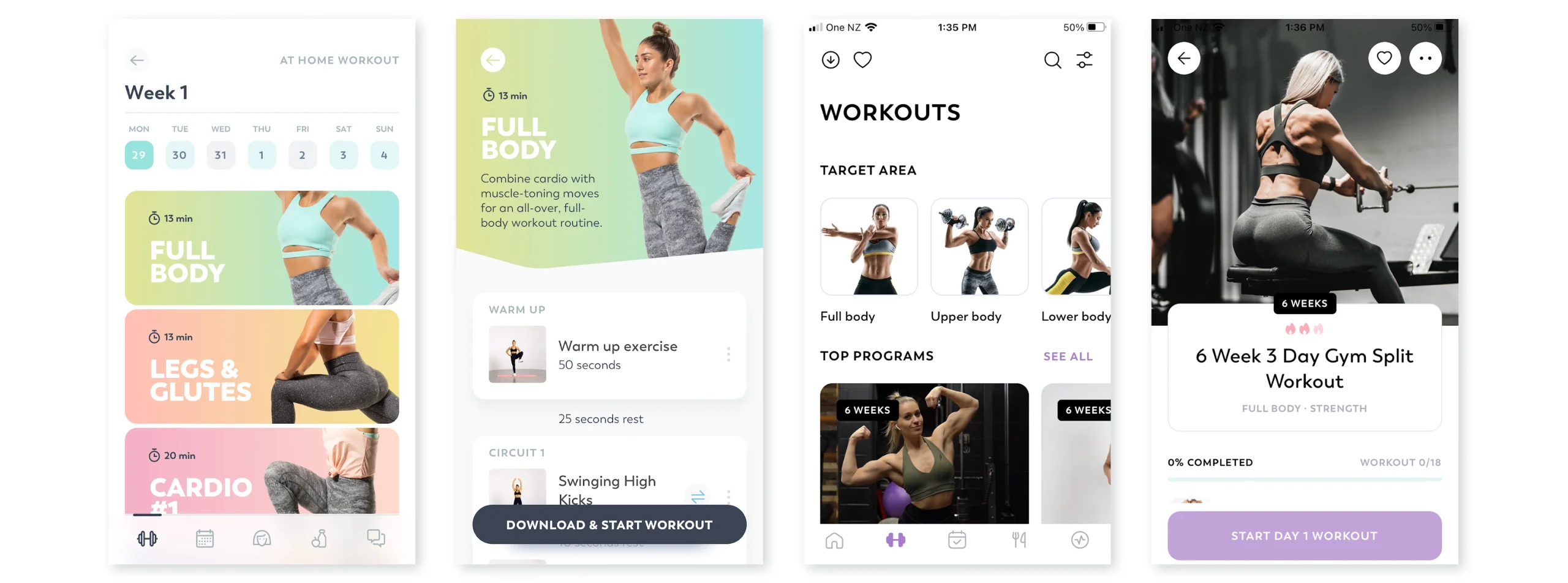 StrongHer Fitness App Development 