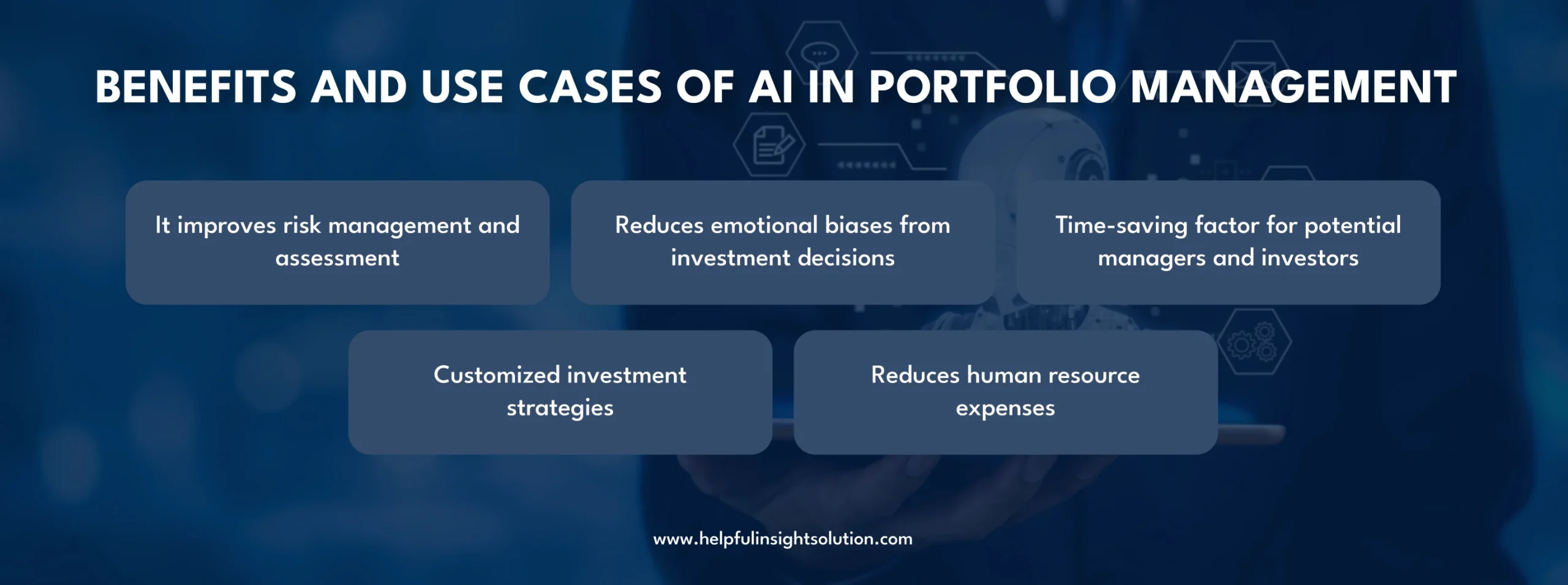 Benefits and Use Cases of AI in Portfolio Management
