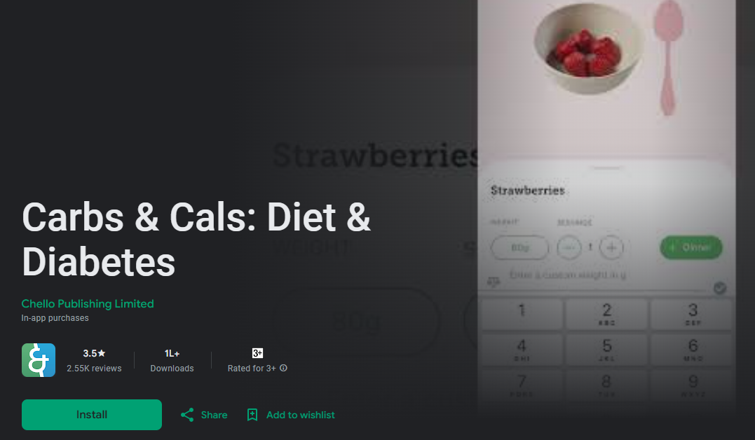 Carbs and Cals