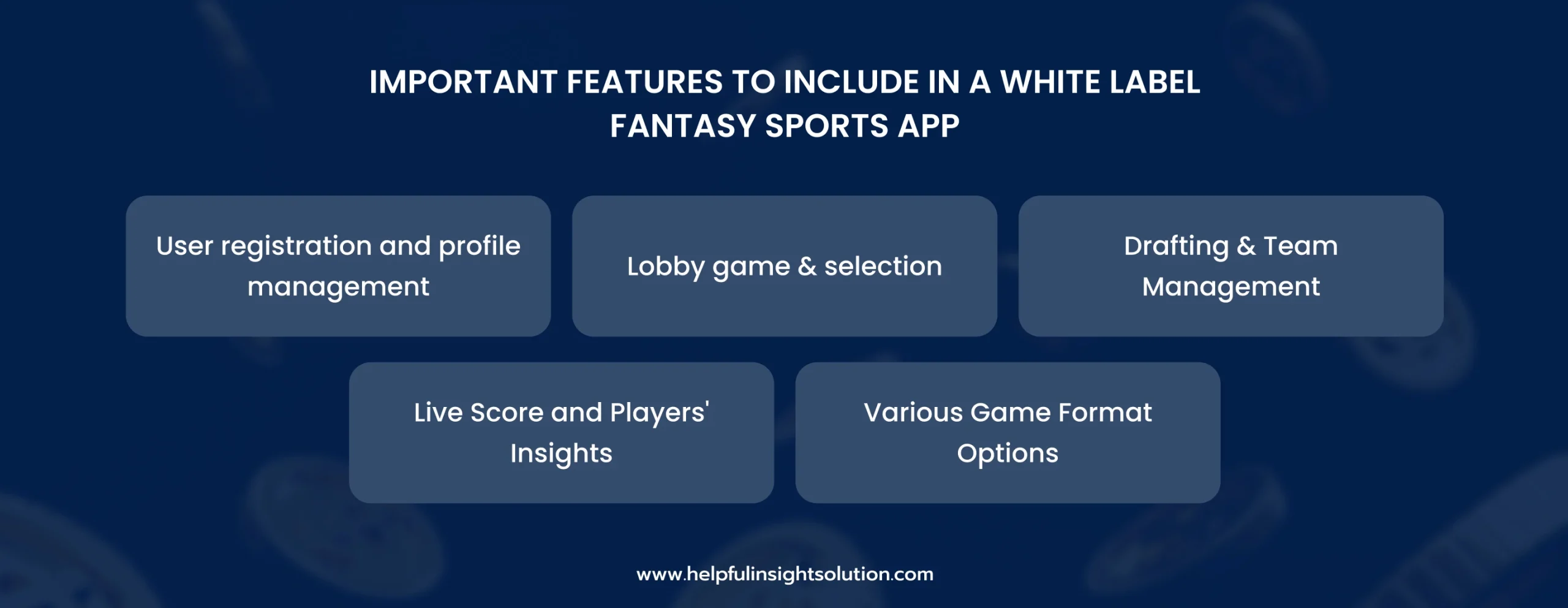 Important Features to Include in a White Label Fantasy Sports App