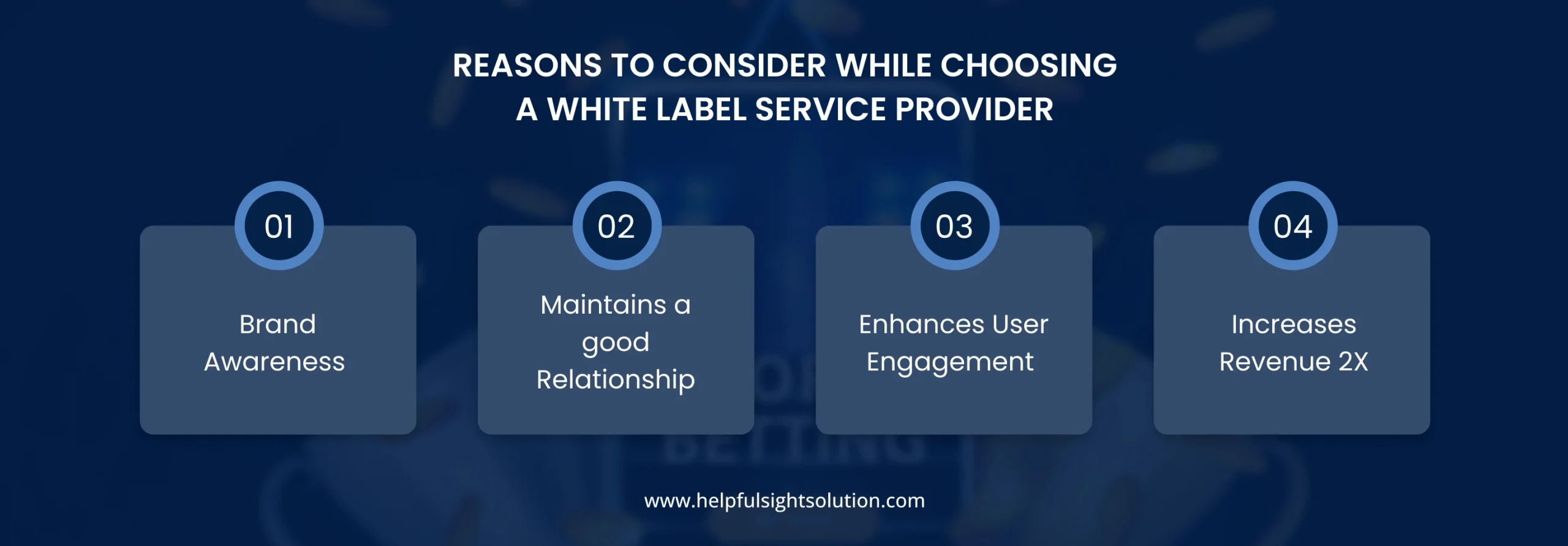 Reasons to Consider While Choosing A White Label Service Provider