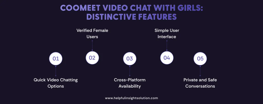CooMeet Video Chat with Girls: Distinctive Features