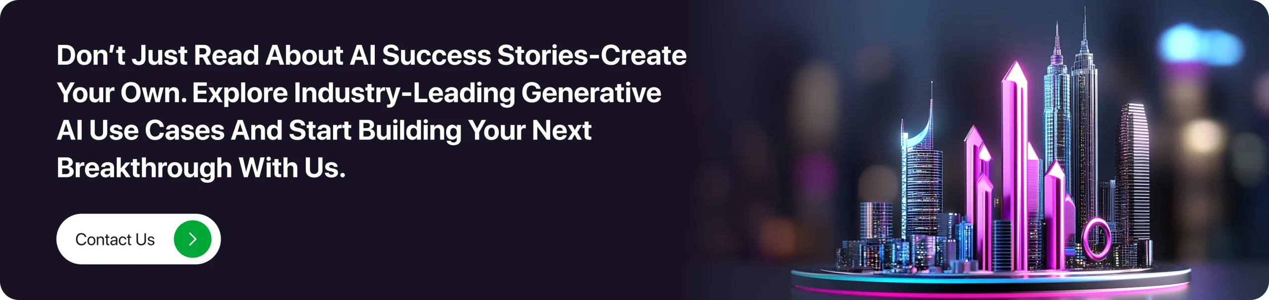 Don’t just read about AI success stories-create your own. Explore industry-leading generative AI use cases and start building your next breakthrough with us.