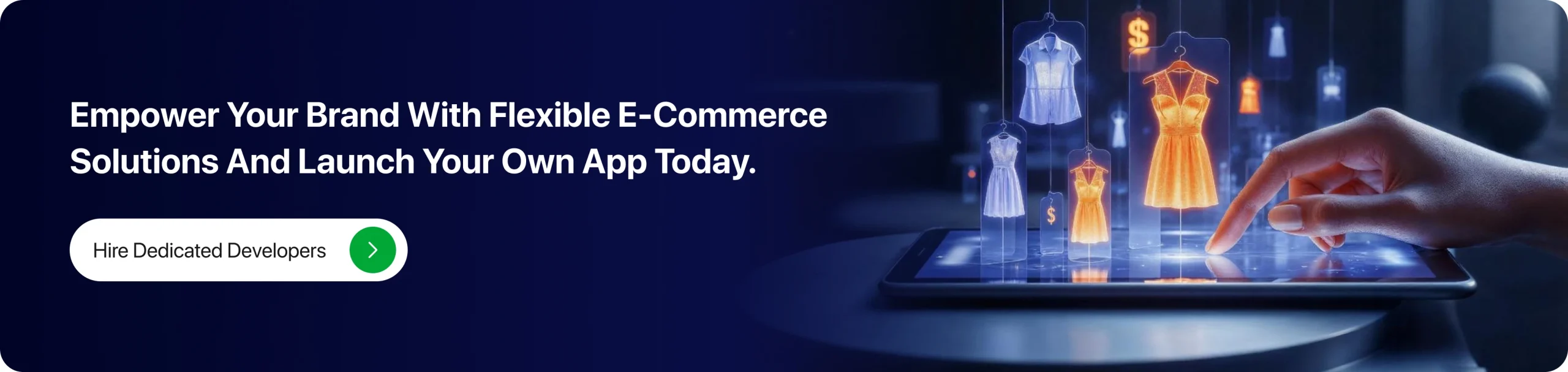 Empower Your Brand With Flexible E-Commerce Solutions And Launch Your Own App Today.