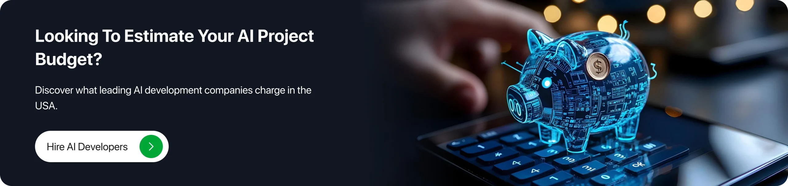Looking to estimate your AI project budget
