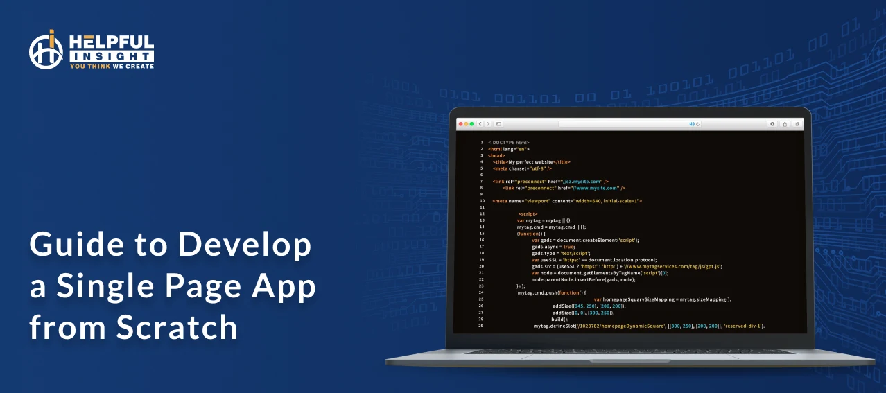 Guide To Develop A Single Page App From Scratch
