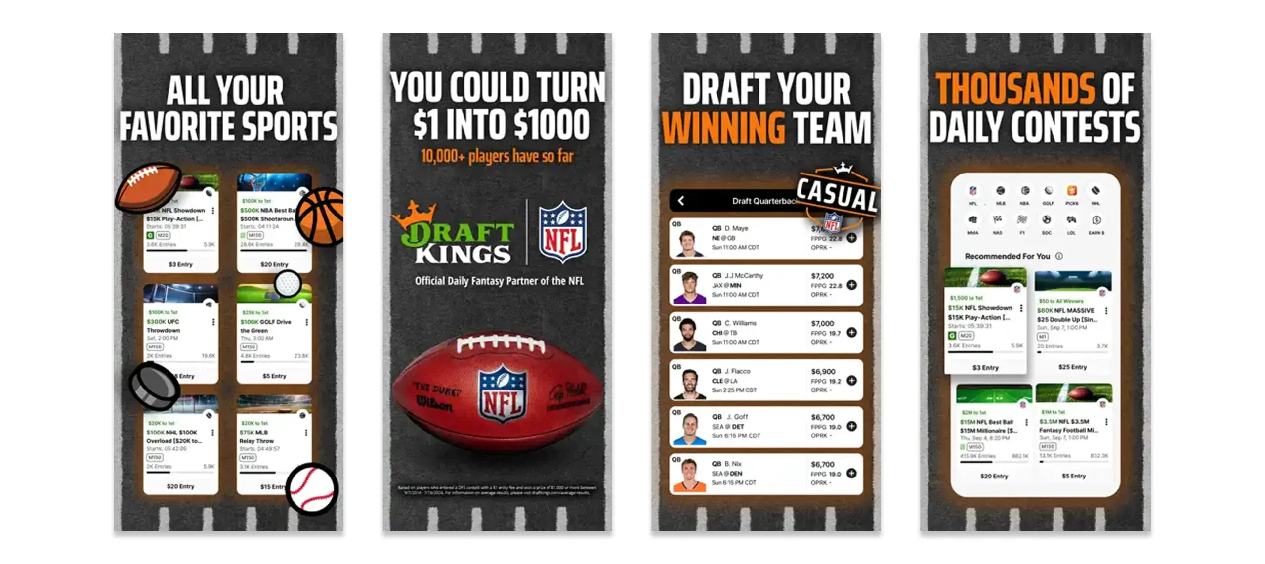 Fantasy sports App Like DraftKings