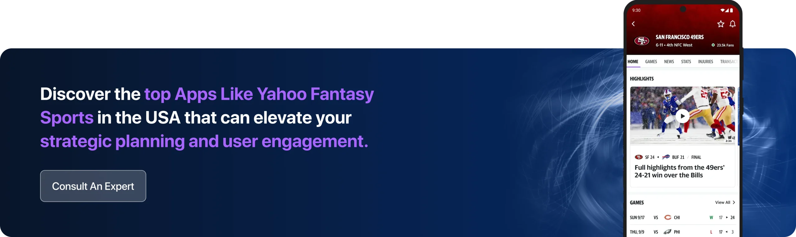 Discover the top Apps Like Yahoo Fantasy Sports in the USA that can elevate your strategic planning and user engagement