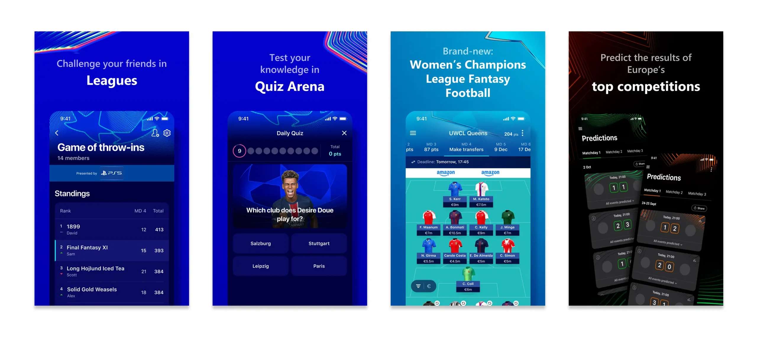 UEFA Gaming Sports App 