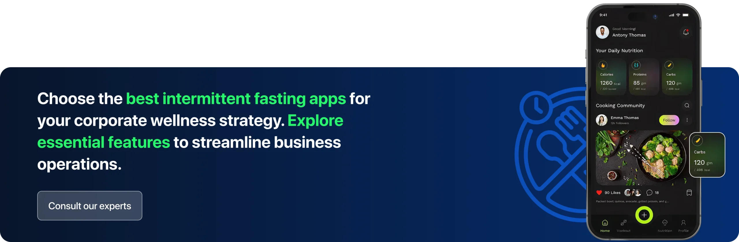 Choose the best intermittent fasting apps for your corporate wellness strategy. Explore essential features to streamline business operations