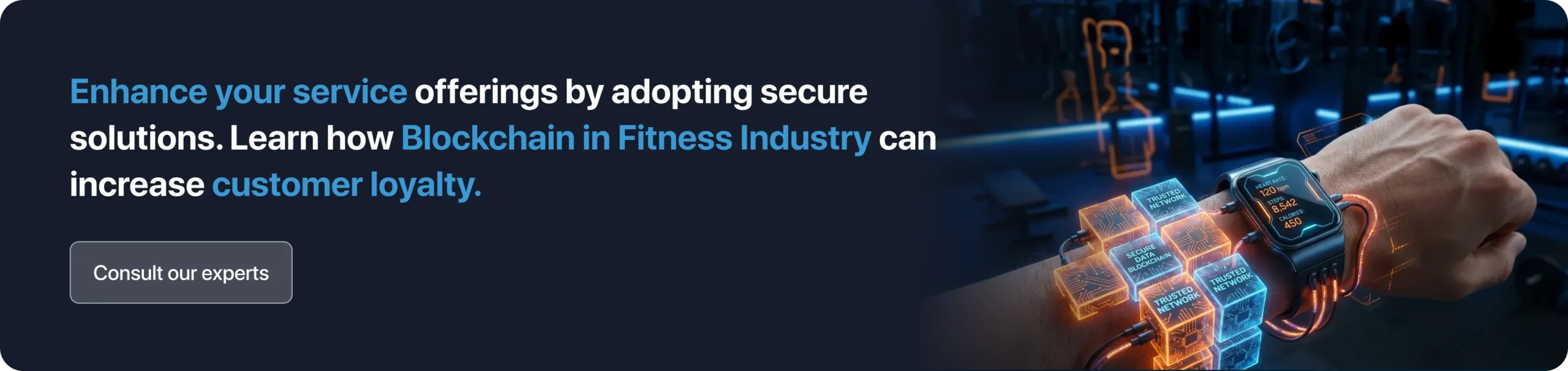 Enhance your service offerings by adopting secure solutions. Learn how Blockchain in Fitness Industry can increase customer loyalty