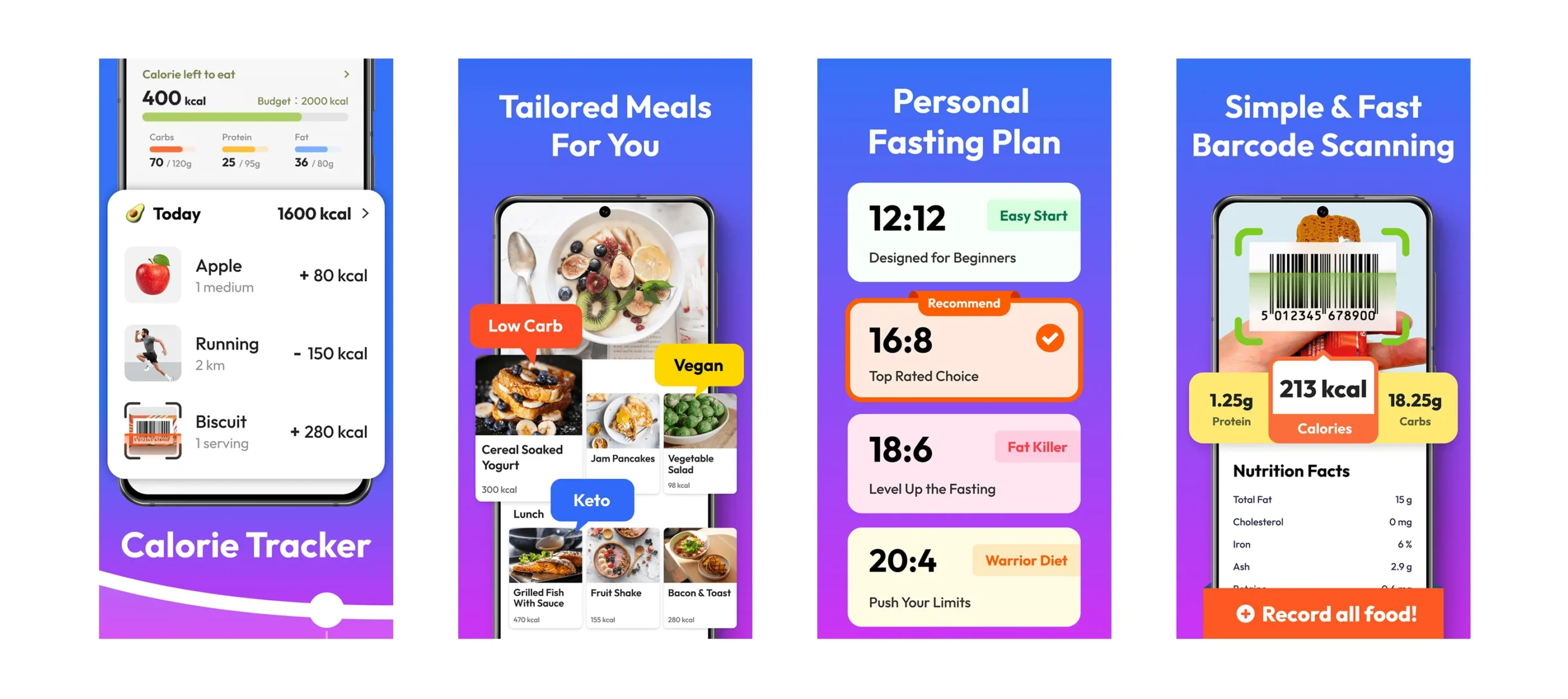 Fasting App & Calorie Counter
