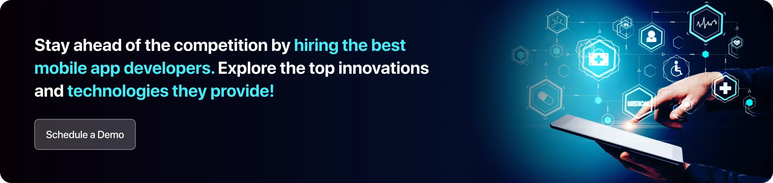 Stay ahead of the competition by hiring the best mobile app developers. Explore the top innovations and technologies they provide!