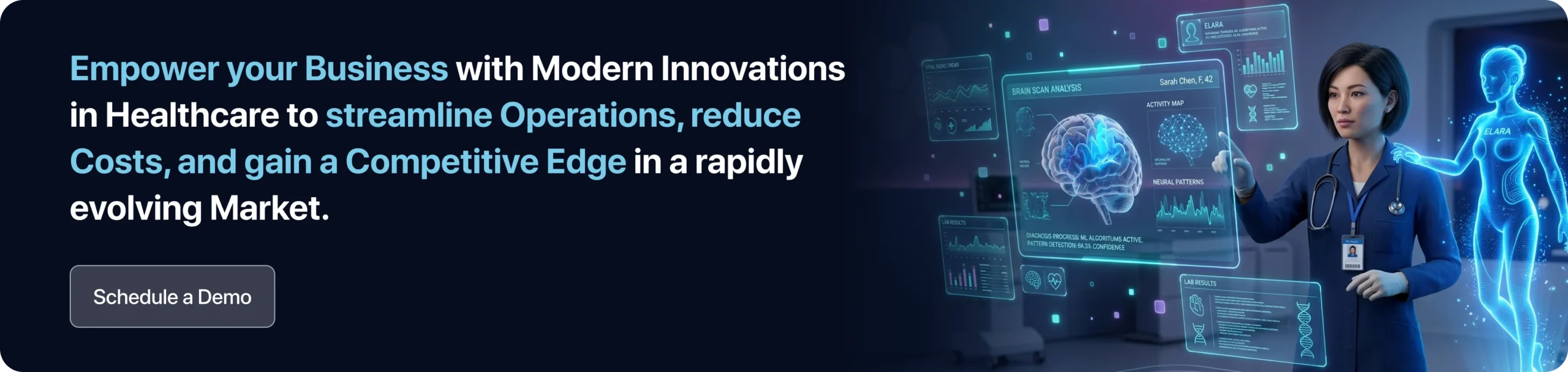 Empower your Business with Modern Innovations in Healthcare to streamline Operations, reduce Costs, and gain a Competitive Edge in a rapidly evolving Market