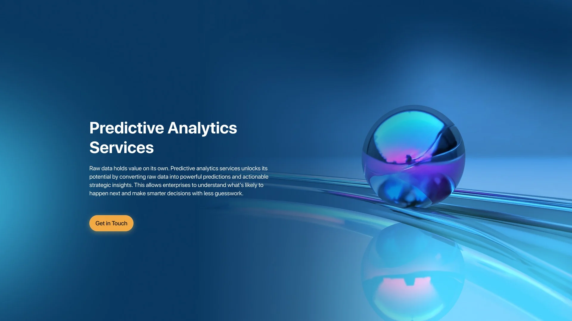 Predictive Analytics Services and Solutions