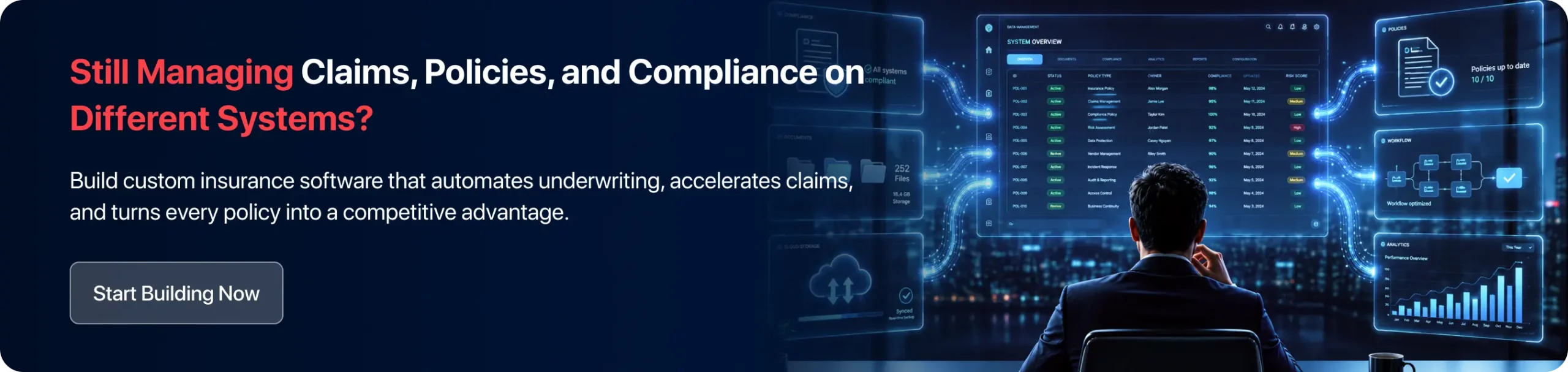 Hire a custom insurance software development company