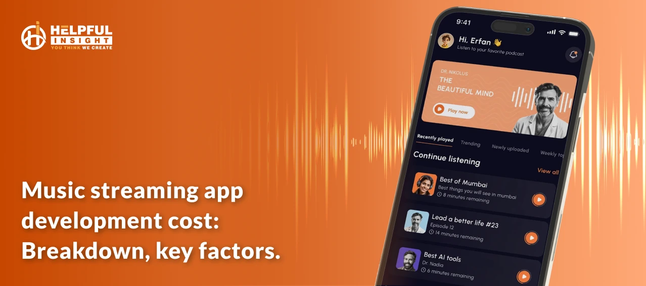 Music streaming app development cost: Breakdown and key factors