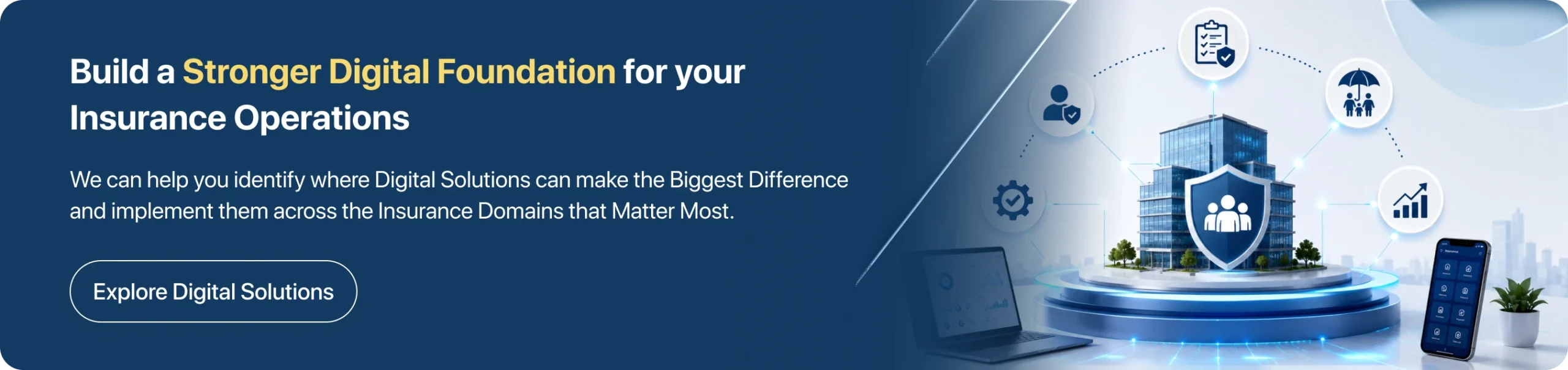 Digitalize your insurance operation through experienced Insurance IT company