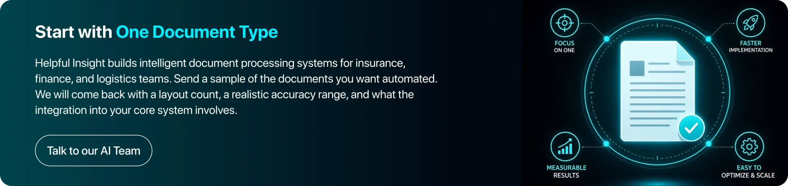 Talk to Our AI Team