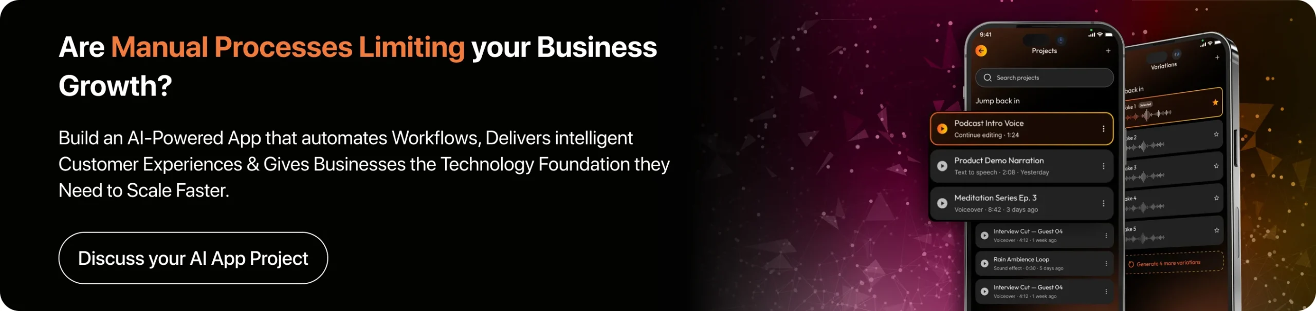 Discuss your AI App Project