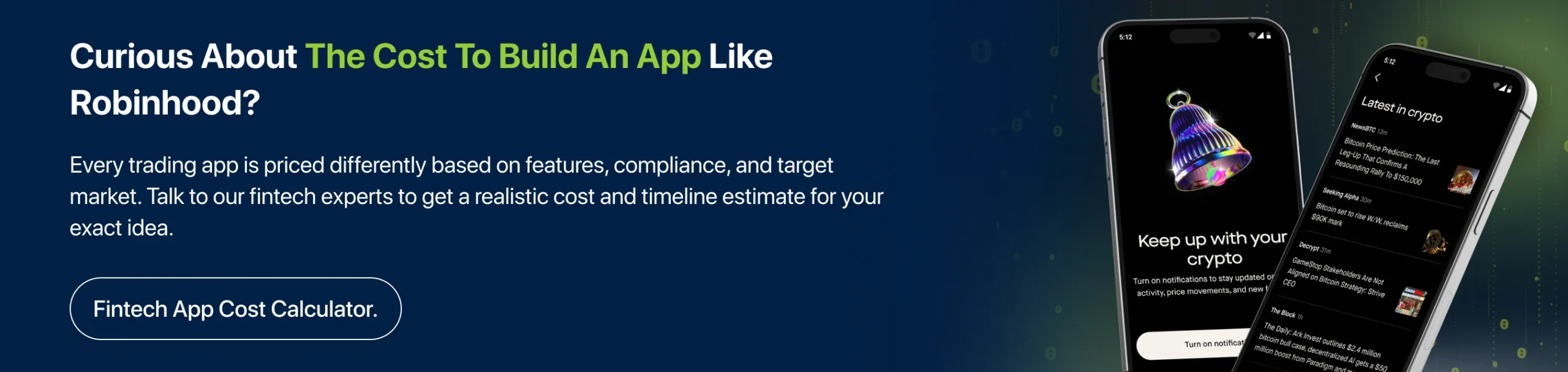 Fintech app cost calculator
