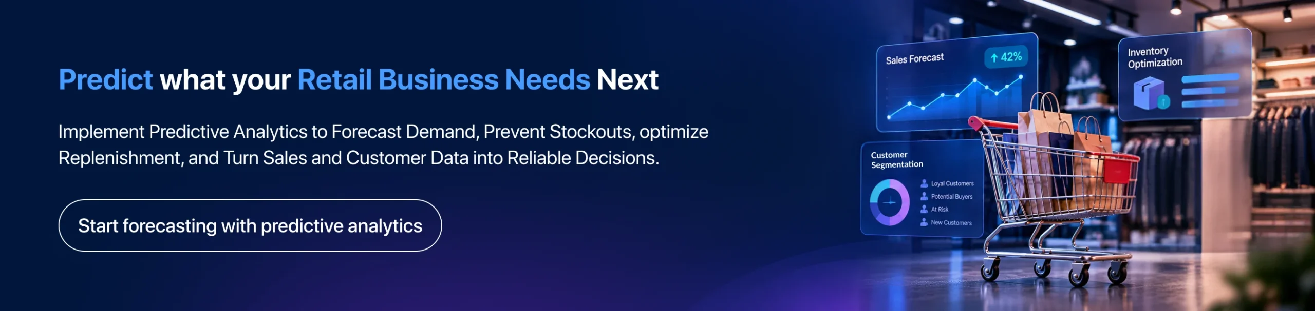 Start forecasting with predictive analytics