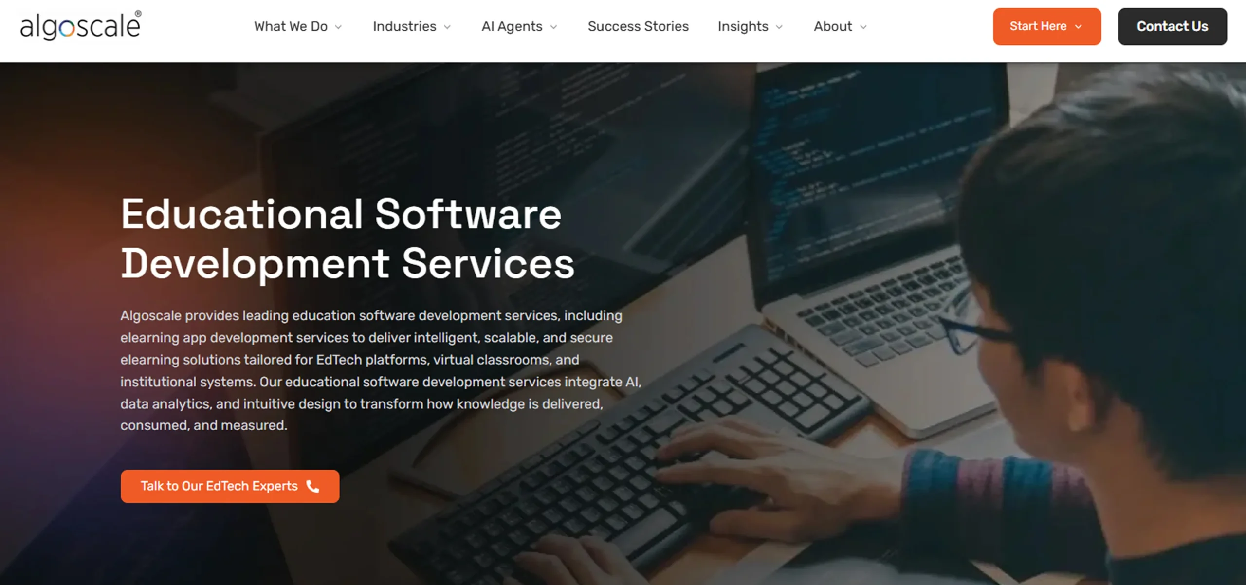 Alogoscale- elearning app development company