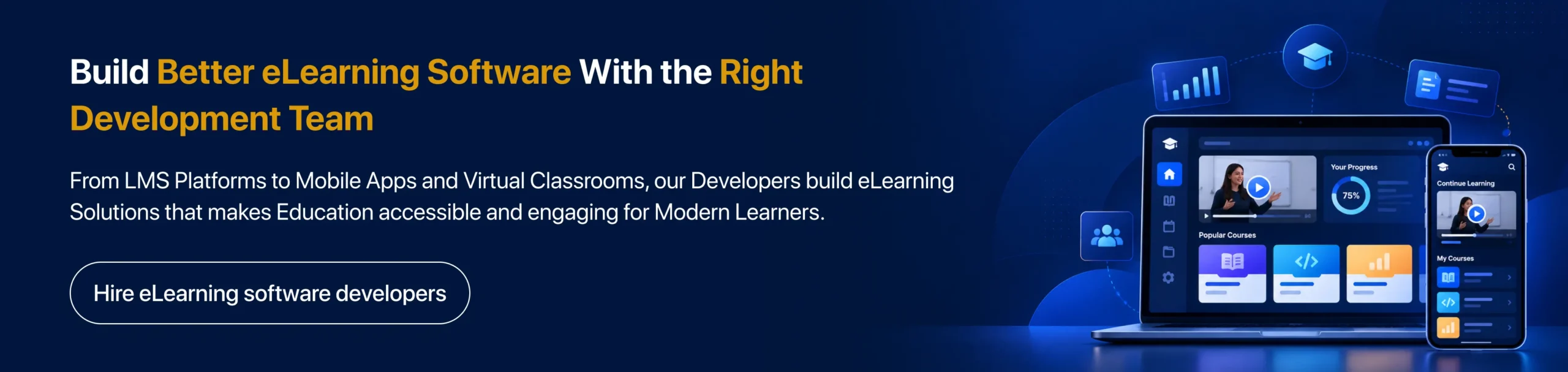 Hire LMS development company for your business
