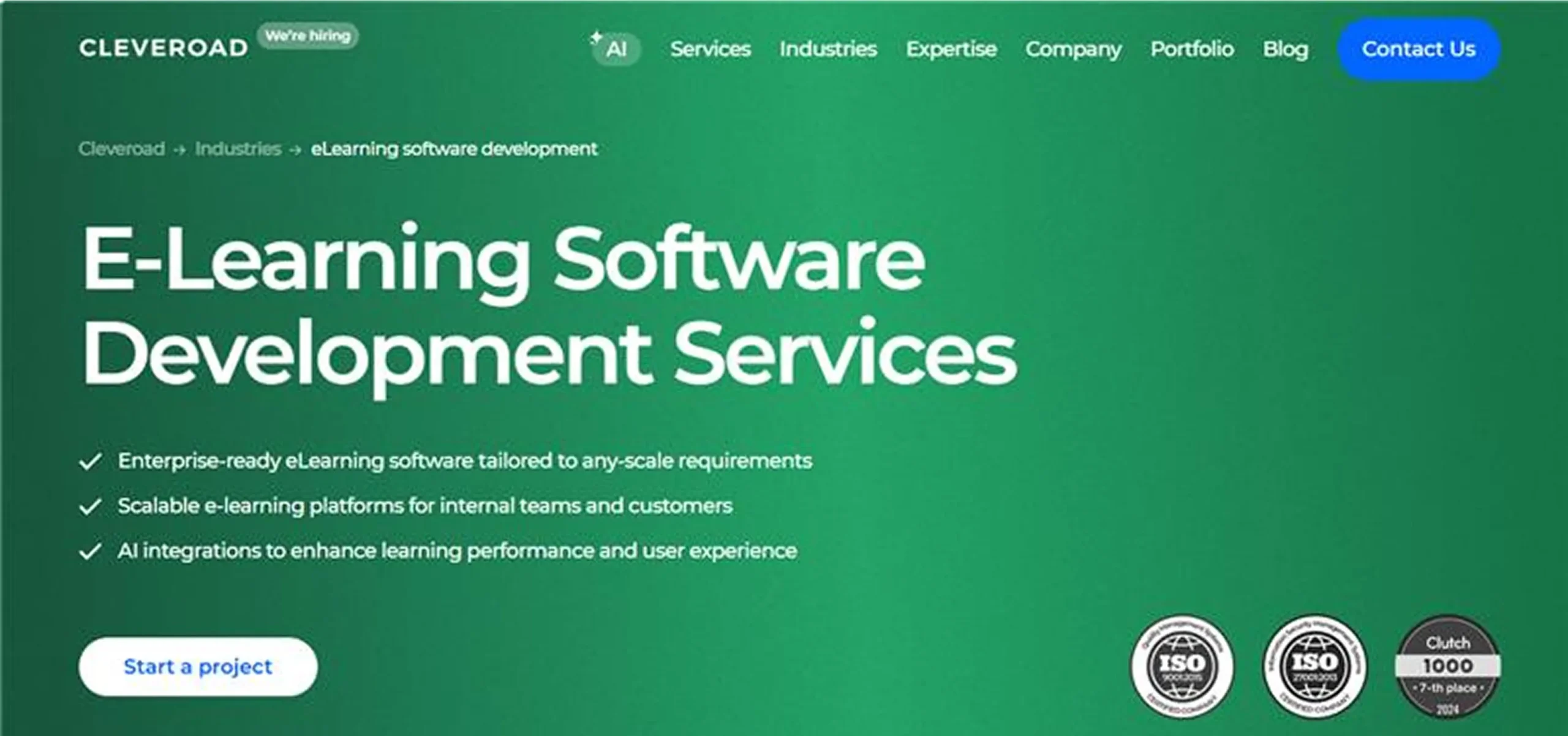 Cleveroad - Best eLearning development company