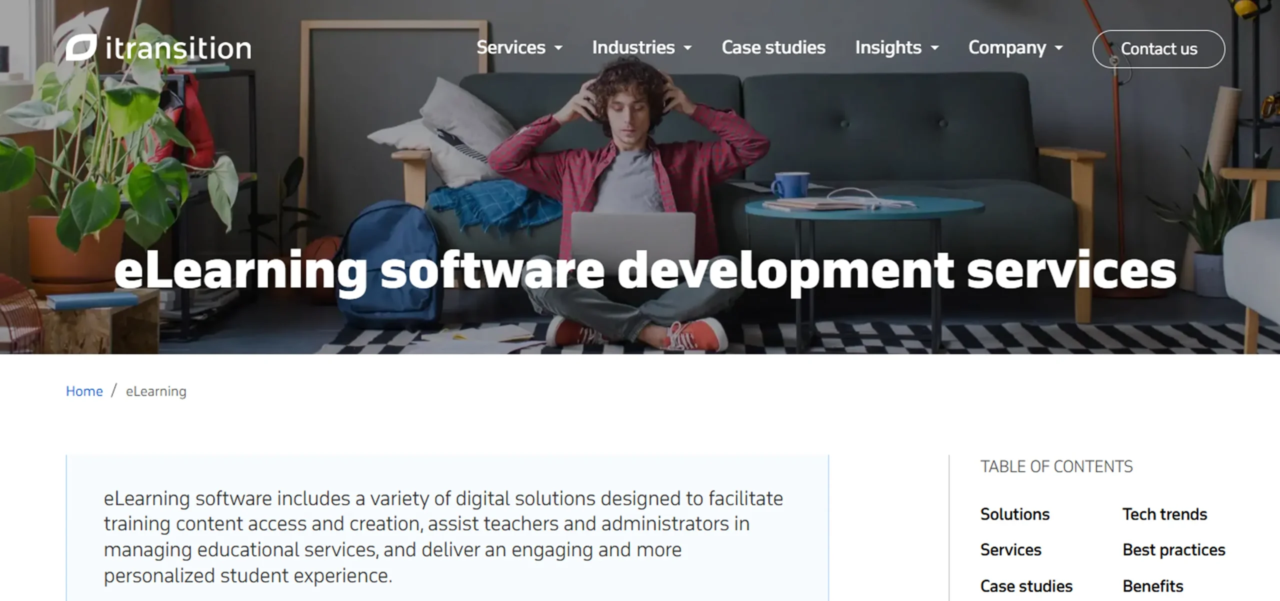 itransition- elearning development