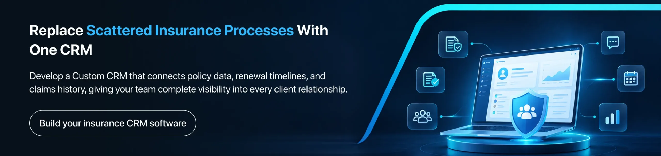 connect for the development of insurance crm