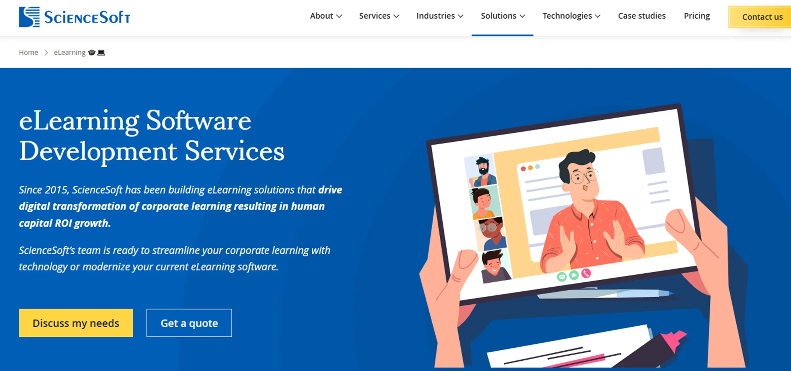 ScienceSoft - elearning development company