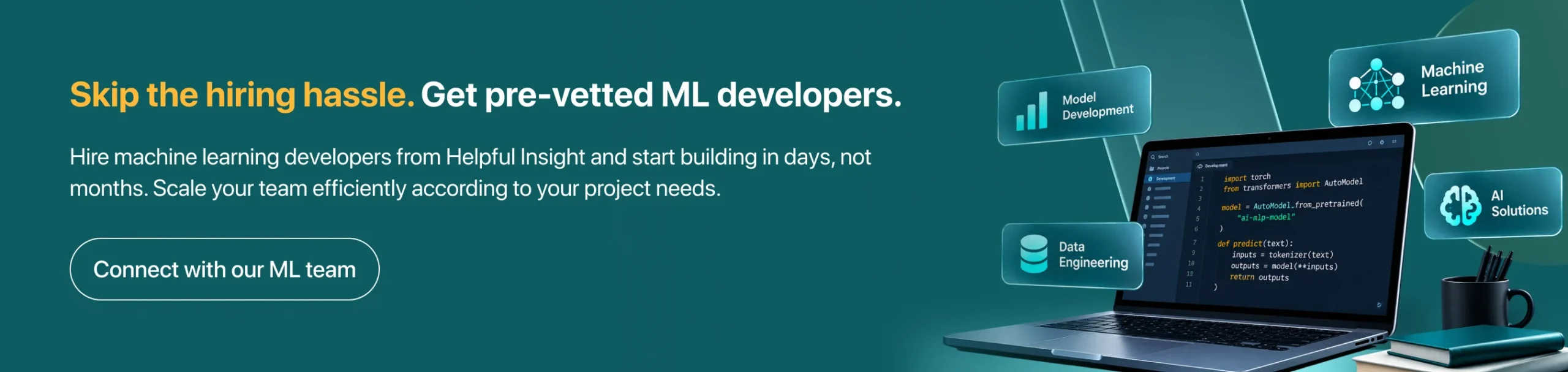 Connect with our ML team